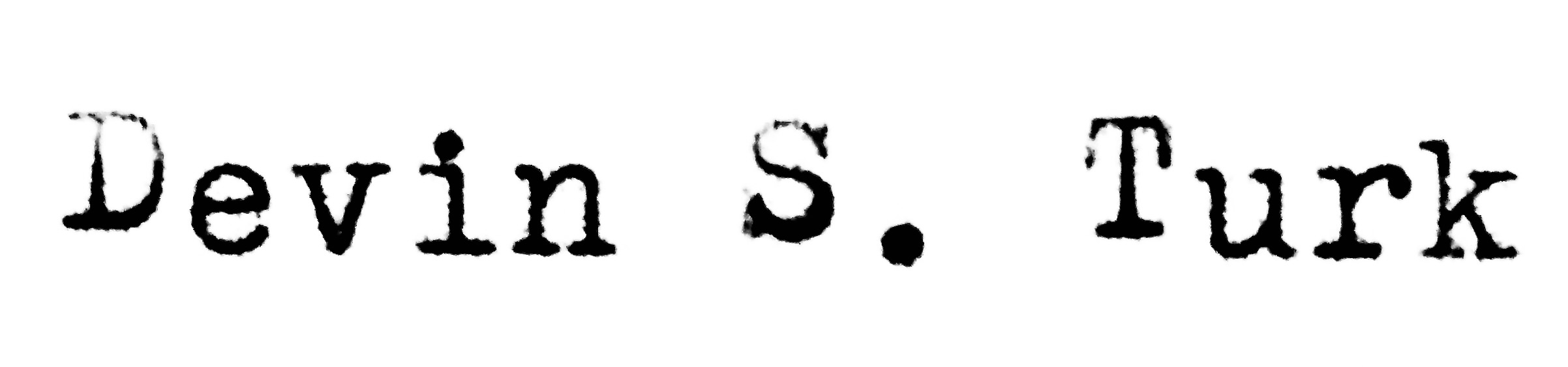 Devin S. Turk
